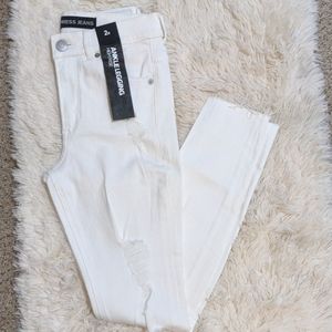 NWT Express destroyed denim jeans